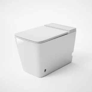 Унитаз Grossman Impuls белый напольный с тонкой крышкой 590x360x440 GR-PR-5501