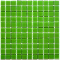 Стеклянная мозаика Bonaparte Green Glass 2.5x2.5 30x30 Стеклянная мозаика Bonaparte Green Glass 2.5x2.5 30x30
