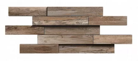 Мозаика Estima Spanish Wood Beige Muretto-3D неполированная 28x78.5 SP02