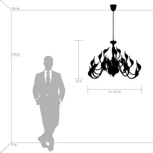 Люстра подвесная Lightstar Cigno Collo 751242