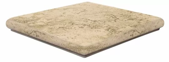 Ступень угловая Natucer Travertino Ang. Peldano R-12 Daino 33x33.4