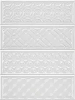 Декор Heralgi Garden Dec Geometry Blanco 10x30