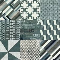 Керамогранит Mutina Azulej Combination Nero Matt 20x20 PUACM04