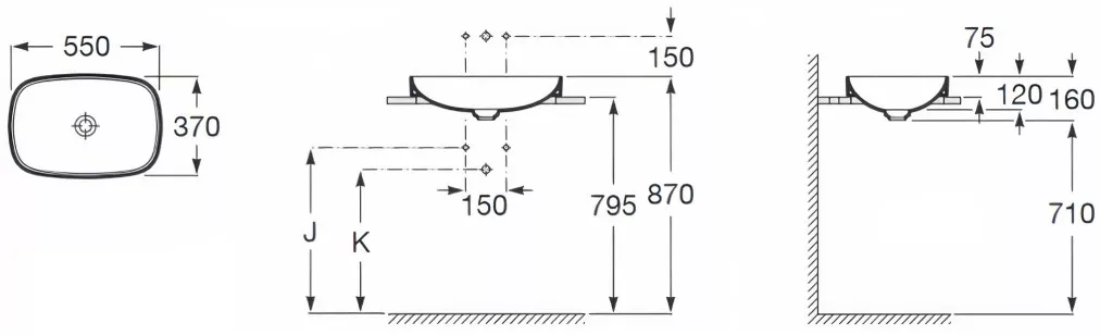 Раковина Roca Inspira soft 327504660