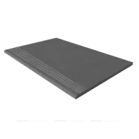 Ступень Estima Luna Anthracite неполированная с насечками 30x120 LN03
