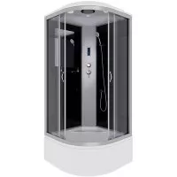 Душевая кабина Niagara Classic высокий поддон 40 см стекло тонированное 80x80x215 NG-2507-14P