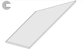 Ступень La Fabbrica Ca Foscari Gradone Tabacco Sx 20 mm Rt R11 40x120 94442