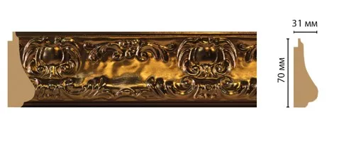 Багет Decomaster 566-1606 (70x31x2900 мм) Багет Decomaster 566-1606 (70x31x2900 мм)