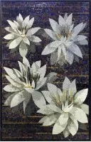 Панно Decor Marmi Musaico Fiori Scuro 106x156