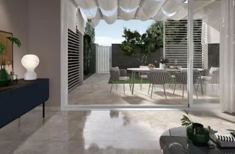Керамогранит Geotiles Margot Blue Compacglass 90x90