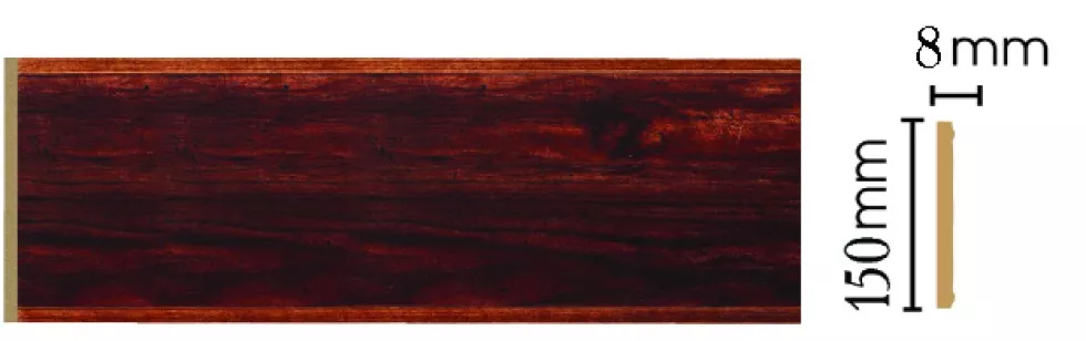 Декоративная панель Decomaster B15-1084 (150x9x2400 мм)