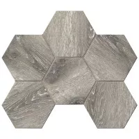 Мозаика Ametis Daintree Dark Grey Hexagon неполированная 25x28.5 DA03 Мозаика Ametis Daintree Dark Grey Hexagon неполированная 25x28.5 DA03