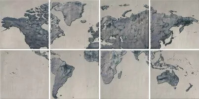 Панно Kerama Marazzi Вокруг Света из 8 частей 40x80 OS/A249/8x/5285