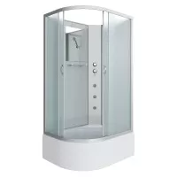 Душевая кабина Niagara Classic высокий поддон 40 см стекло матовое 120x80x200 NG-2310-14RBKG Душевая кабина Niagara Classic высокий поддон 40 см стекло матовое 120x80x200 NG-2310-14RBKG