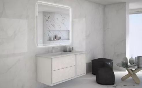 Раковина из искусственного мрамора Cezares Bellagio 71x6x46 Bianco opaco 50212
