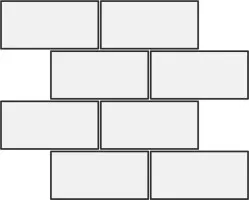 Мозаика Floor Gres Buildtech 2.0 Ce Bone Mat 6mm Muretto 7.5x15 30x30 767557