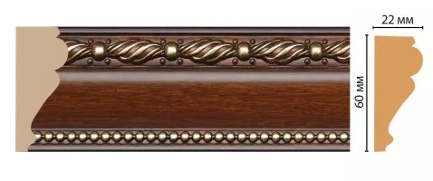 Молдинг с рисунком Decomaster 161-51 (60x22x2400 мм)