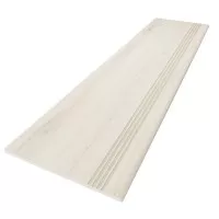 Ступень Ametis Daintree Light Beige неполированная с насечками 30x120 DA01