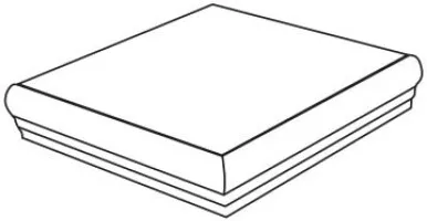 Ступень A85205 Petraia ANGOLARE BEIGE 33.3x33.3 ABK Ceramiche