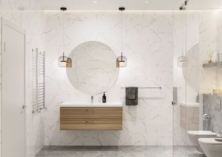 Декор Global Tile Vega Белая Геометрия 27x40V9VG3205TG