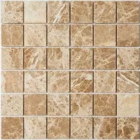 Мозаика NSmosaic Stone Series камень полированный 4.8x4.8 29.8x29.8 KP-756