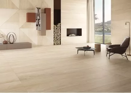 Керамогранит Zerde Tile Travertino Light Beige 80x80