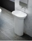 Раковина из литьевого мрамора накладная Cezares Titan 60x39x90 TITAN-ROUND-60-39-90-LVB-FS