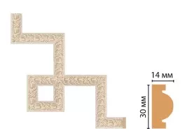Декоративный угловой элемент Decomaster 157-3-18D (300x300 мм)
