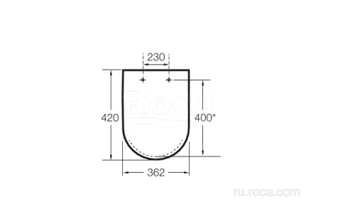 Сиденье для унитаза Roca Meridian 8012AC00B
