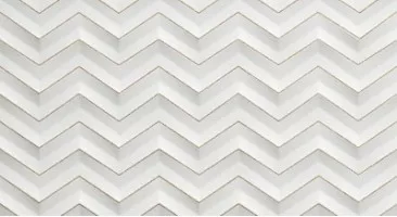 Плитка Atlas Concorde Russia 3D White Wall Chevron Glitter Matt 30.5x56 настенная 600080000407