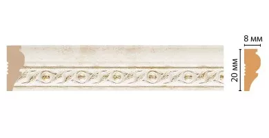 Молдинг Decomaster 103-41 (20x8x2400 мм)