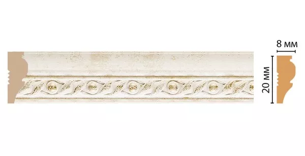Молдинг Decomaster 103-41 (20x8x2400 мм)