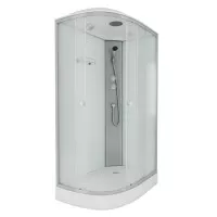 Душевая кабина Niagara Eco низкий поддон 13 см стекло матовое 120x80x215 NG-4312-14R