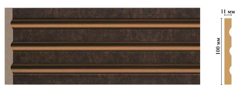 Пилястра Decomaster D201-56 (100x11x2400 мм)