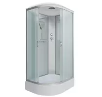 Душевая кабина Niagara Classic средний поддон 26 см стекло матовое 110x80x215 NG-33184-14R