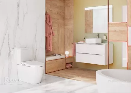 Унитаз электронный Roca Inspira 68x38.5x79 80306L001