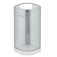 Душевая кабина Niagara Eco низкий поддон 13 см стекло матовое 90x90x200 NG-4301-14BK Душевая кабина Niagara Eco низкий поддон 13 см стекло матовое 90x90x200 NG-4301-14BK