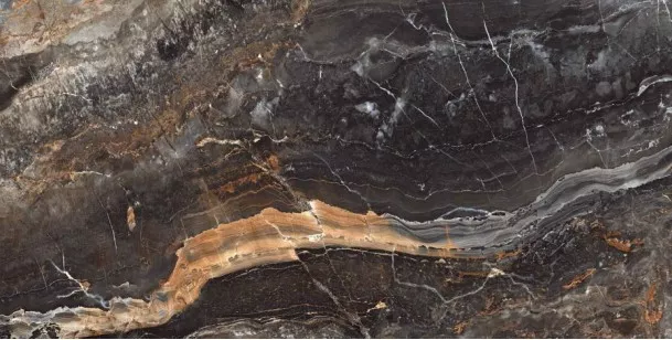 Керамогранит Neodom Ambassador Lawa Nero Carving 60x120