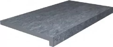 Ступень Kerama Marazzi Роверелла тип L серый тёмный 34x60x20 клеёная DL600600R20/GLF