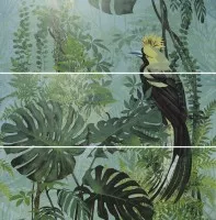 Панно Ape Ceramica Silk Decor Set 3 DEF Virnia Turquoise 40x120 Панно Ape Ceramica Silk Decor Set 3 DEF Virnia Turquoise 40x120