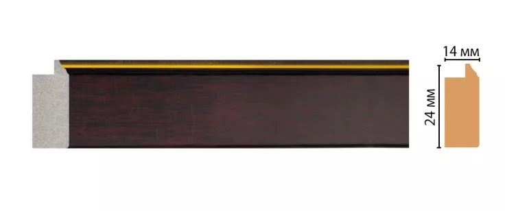 Багет Decomaster FM2-2 (24x14x2850 мм)