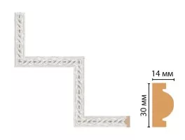 Декоративный угловой элемент Decomaster 157-1-42 (300x300 мм)