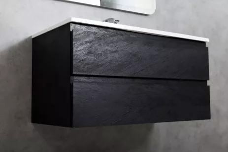 База под раковину Cezares Molveno 80x50x50 Nero MOLVENO-80-2C-SO-NR