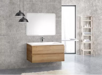 База под раковину Cezares Molveno 80x50x50 Nero MOLVENO-80-2C-SO-NR