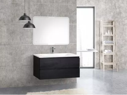База под раковину Cezares Molveno 80x50x50 Nero MOLVENO-80-2C-SO-NR