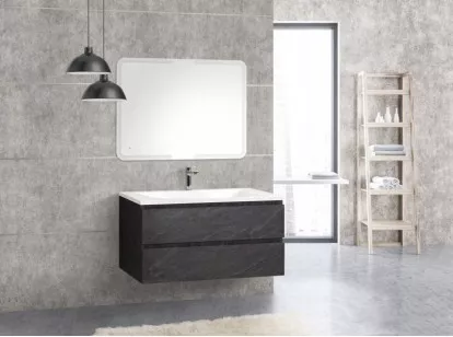 База под раковину Cezares Molveno 80x50x50 Nero MOLVENO-80-2C-SO-NR