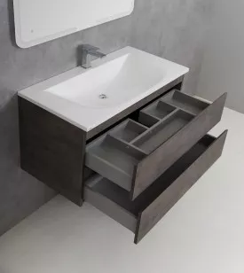 База под раковину Cezares Molveno 80x50x50 Nero MOLVENO-80-2C-SO-NR