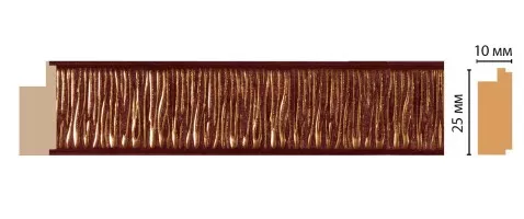 Молдинг Decomaster 102-52 (25x10x2400 мм)