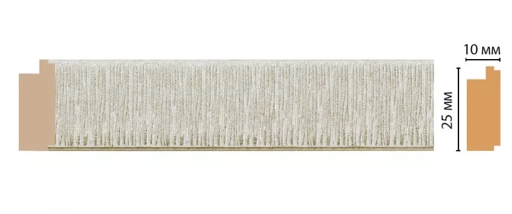 Молдинг Decomaster 102-20 (25x10x2400 мм)