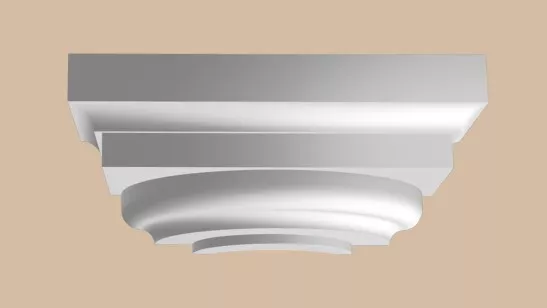 Полукапитель Decomaster 90024-5H (420x170x210 мм)